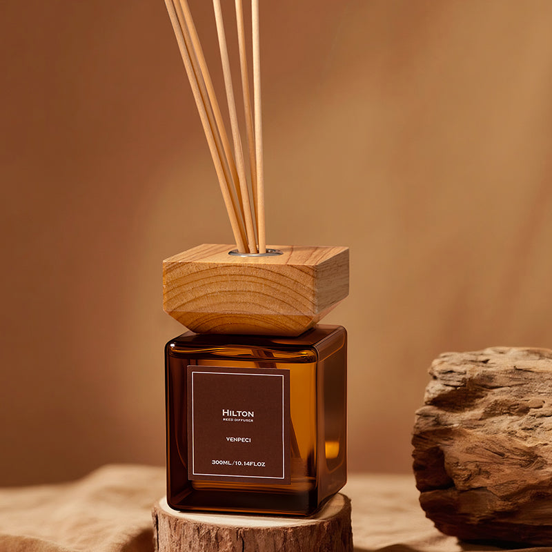 VENPECI Alchemy Reserve Amber Glass Reed Diffuser